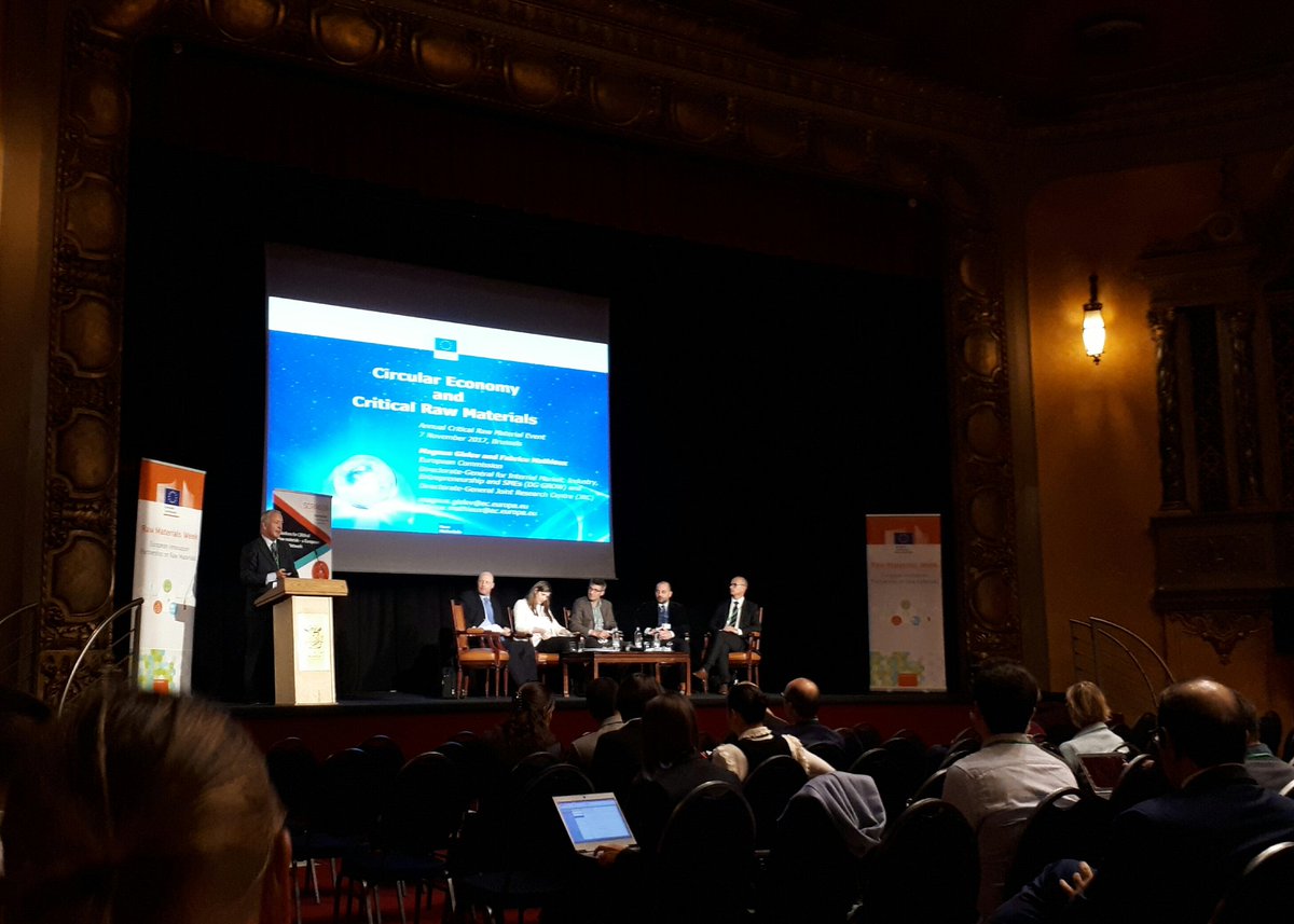 JKajuri's tweet photo. Critical Raw Materials session starts #RawMaterialsWeek17 https://t.co/dJtSBTuyGt