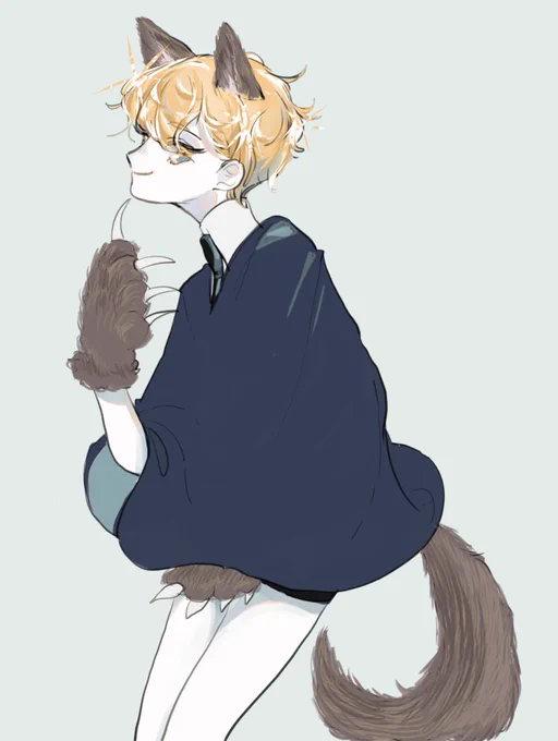 ハロウィンのために描いていたけど途中で飽きたジルコン 