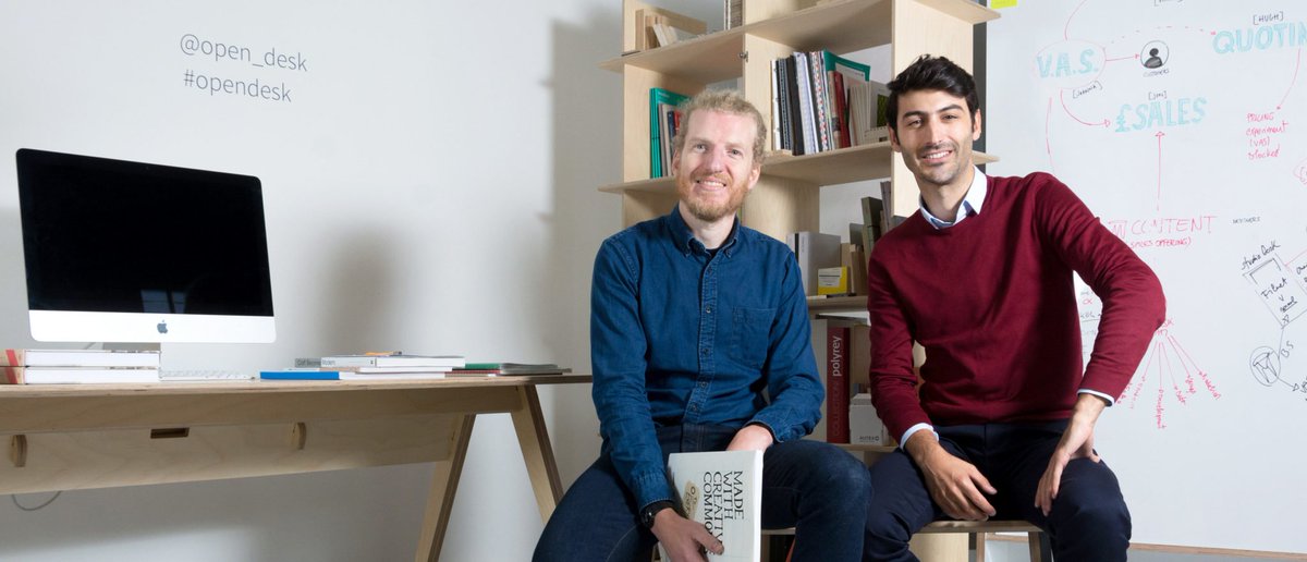 open_desk's tweet photo. Our co-founder @jonisteiner @nick_diaconou have been chosen as one of @grantthorntonuk faces of a #VibrantEconomy 👉 https://t.co/HvdwZbVzBh https://t.co/aPJrLBMnVP
