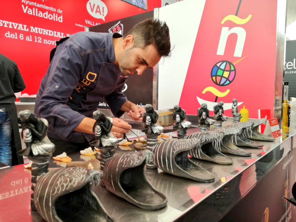 Desde #CabezadePisuerga, un imponente 'Mochi de Mar', por David López de #BodegónElCiervo.

#TapasVLL2017