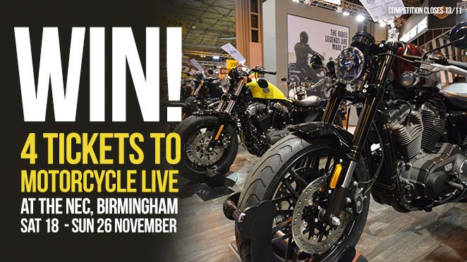 #WIN! 🏍
4 TICKETS TO <a href="/motorcyclelive/">MCL</a> which takes place at <a href="/thenec/">The NEC</a> from 18-26 Nov. FOLLOW + RT before 13/11 to enter!