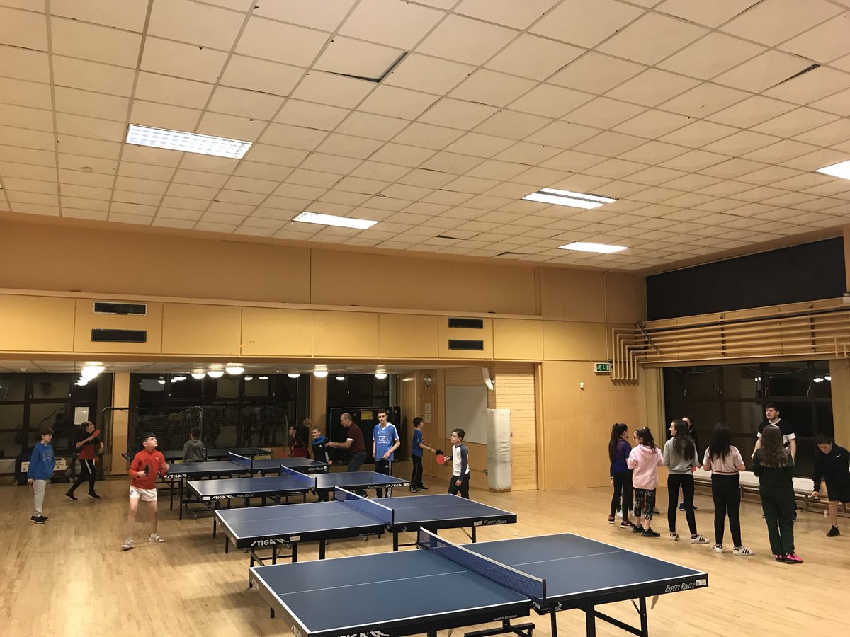 The Halloween break is over 🎃 

We’re back tonight as usual from 6pm right through to 9:30pm! 

Beginners, Improvers &amp; Adults.. It’s €5 pay as you play in Sacred Heart School. 

Come down and give Table Tennis a try!! 🏓