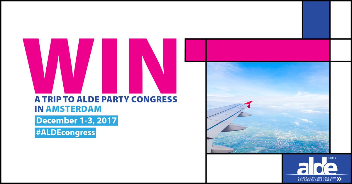ALDEParty's tweet photo. Wondering who will be the winner of our @ALDEIndMembers competition? @hansvanbaalen will pick the lucky winner tomorrow!
 #ALDECongress https://t.co/PF3T1kQZEj