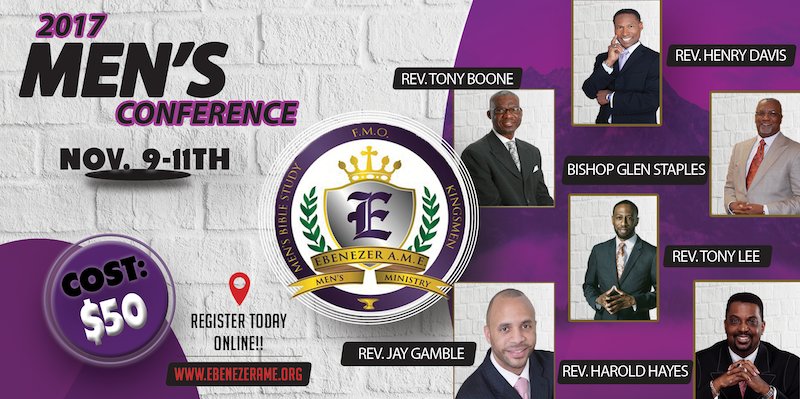 EbenezerAME's tweet photo. BROTHERS!! it’s not too late! Register Here - https://t.co/YJp9YoKorS Cost: $50 #MensSeason #TagABrother #TellABrother #MyEbenezer https://t.co/18sSxAqbRt