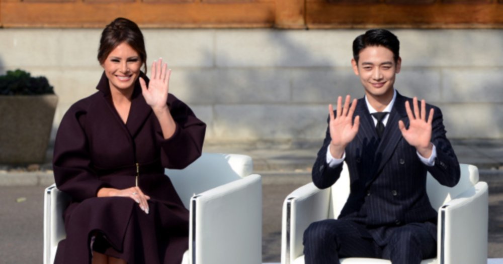 Image result for SHINee's Minho meets First Lady Melania Trump for '2018 Winter Olympics' event