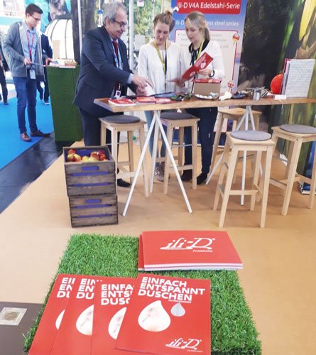 Handduschbrause's tweet photo. #ilid auf der @aquanale #kรถln 07. bis 10. #november 2017 in #Halle6 #StandB59. Weitere Informationen unter https://t.co/iDBMD994JE. https://t.co/S2AfatQbZk