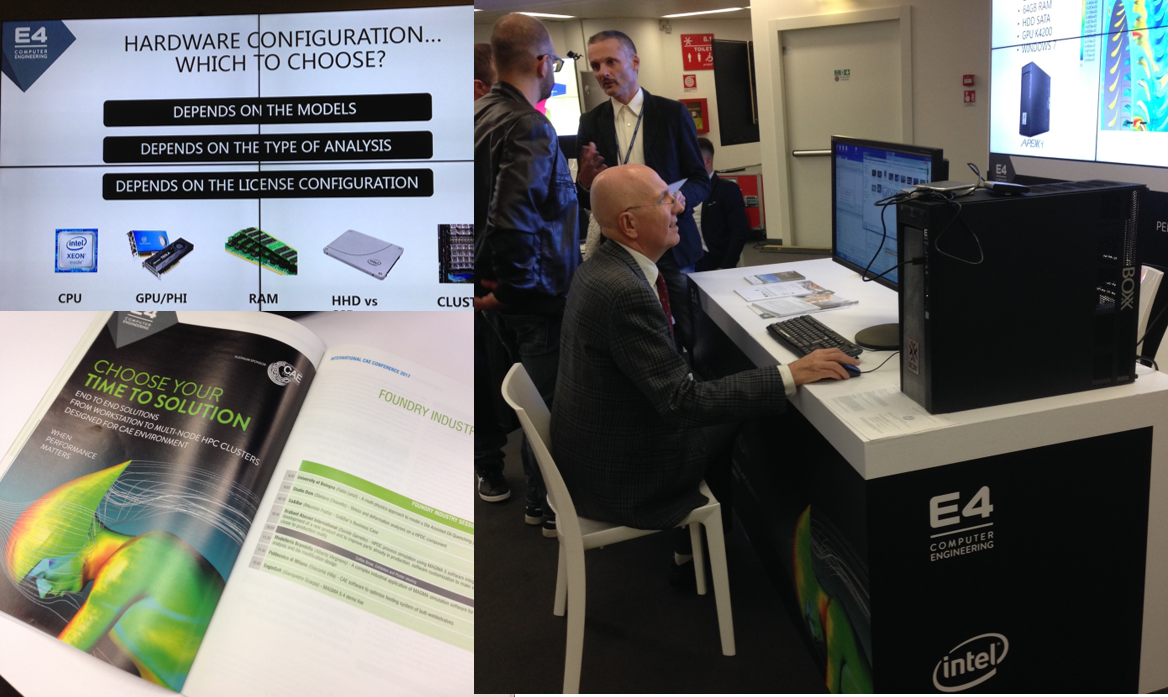 e4company's tweet photo. Second and last day at #caeconference. Many speeches, many sessions and a great CAE ecosystem to meet. @EnginSoft @BoxxTech #xeonprocessor https://t.co/iBn3ki6GAg