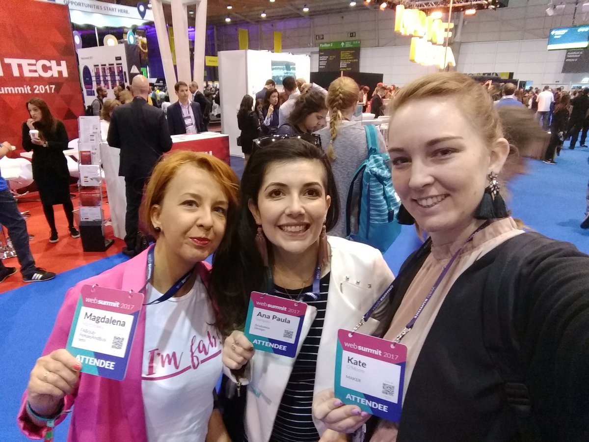 maker_dublin's tweet photo. The #femaleentrepreneur s have arrived! #websummit2017 #womenintech looking forward to the days talks! https://t.co/pvjgQYaWkq