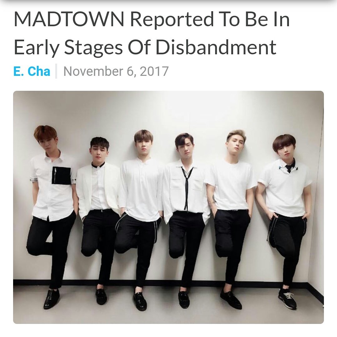 MadTownINA's tweet photo. What really happened? 
Hopefully everything will be alright. 
Don't want to see Madtown disbandment 😭
#madtown #alwayswithmadtown https://t.co/NyYPXnNjRP
