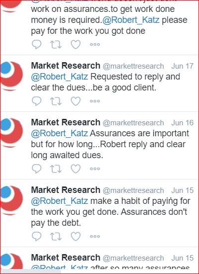 FXVACarlaD's tweet photo. @Robert_Katz
It's time to pay for my work! Looks like I'm not the only one you hire and then NOT pay (see below). I will drive to Rockville https://t.co/2PJ0NalQiv
