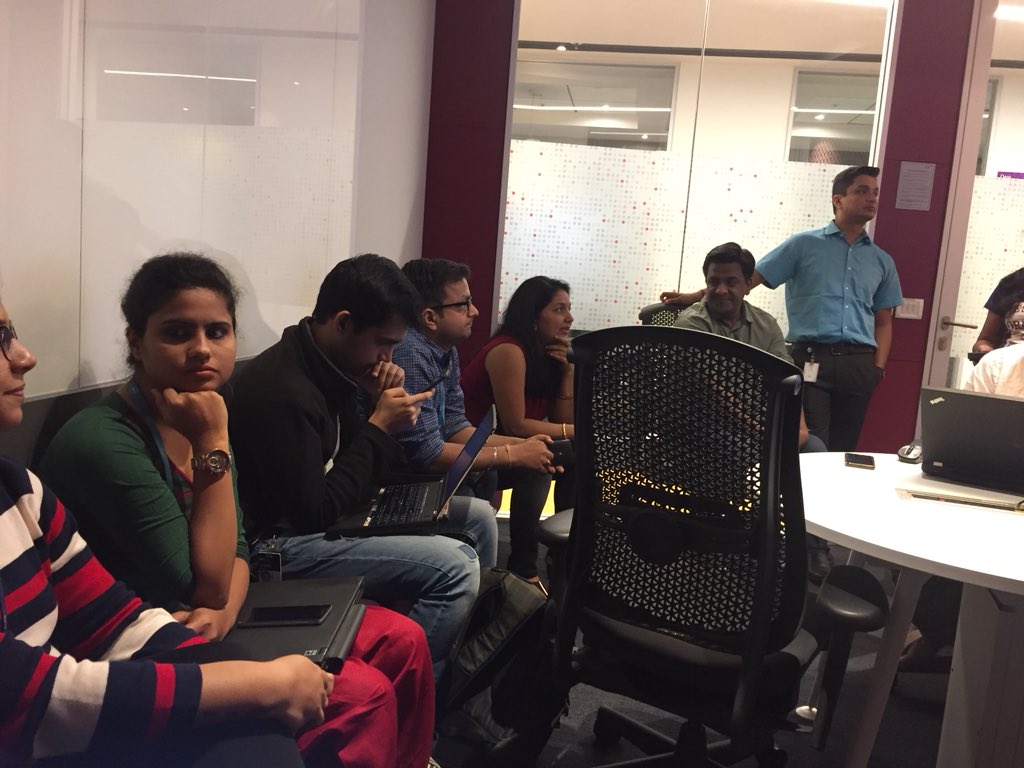 kr_saurav1's tweet photo. @Abhishekm707 Status meeting #PMCTHackathon https://t.co/xUZqOJLqM5