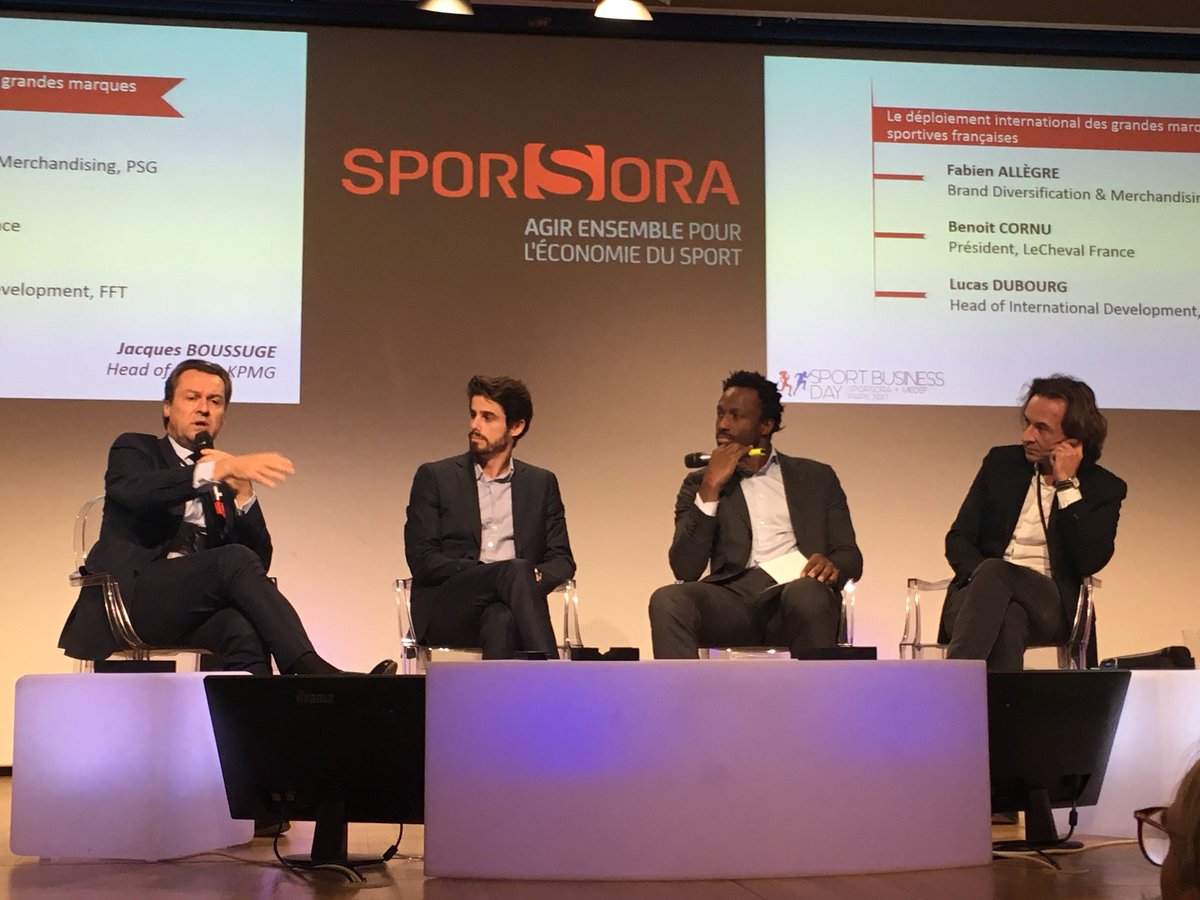 MarkWyattKPMG's tweet photo. #SBDAY17 Great to hear about the exciting initiatives for the international development of French Sports Brands https://t.co/mBFj70G7KY