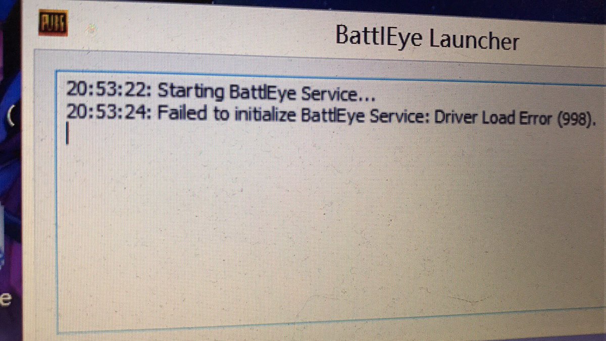Pubg Support This Isn T A Ban This Is A Battleye Error Check That Your Anti Virus Isn T Blocking It D