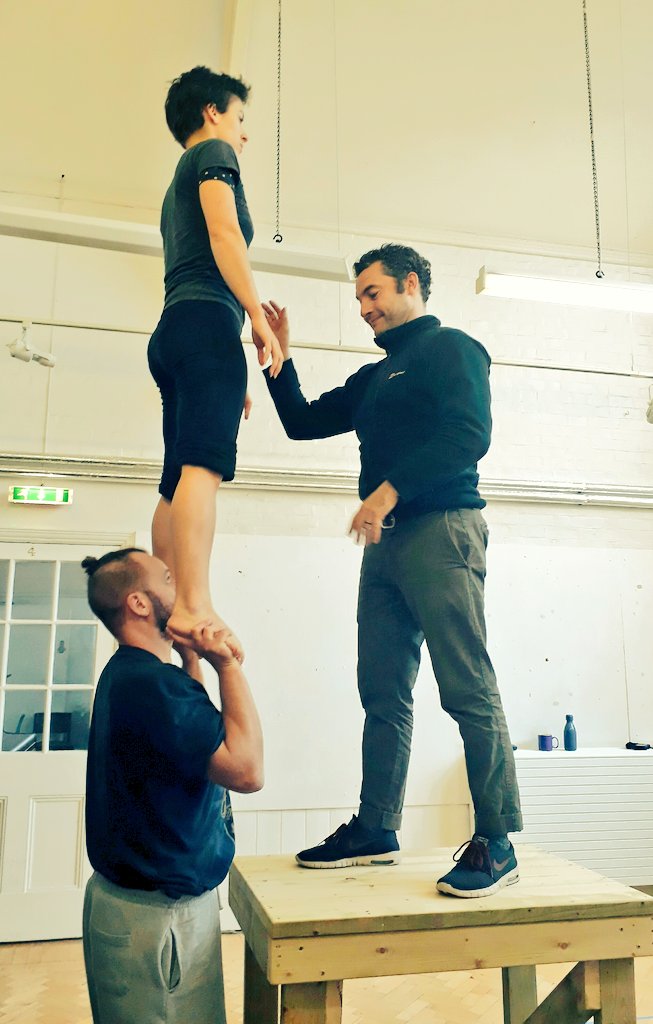 OhSianKidd's tweet image. A whole new meaning to the phrase 'Dynamic Directing' today!  @NTYtheatre @proteustheatre #Pinnochio @arcstockton