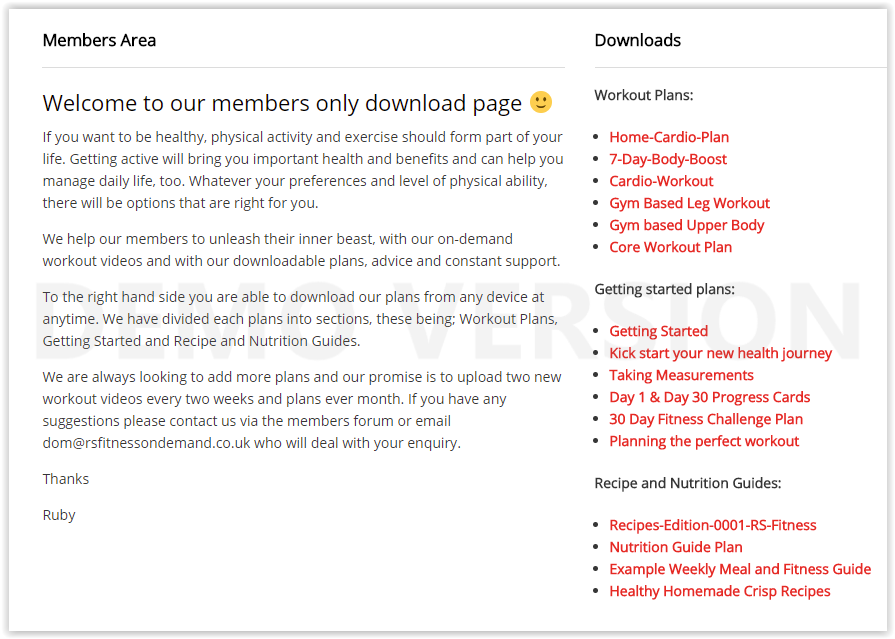 RSFitnessOD's tweet photo. Our #membersonly area has loads of downloadable plans as well as #ondemandworkout videos, check us out: https://t.co/2dRpbuZyvo https://t.co/5xLpL768uf