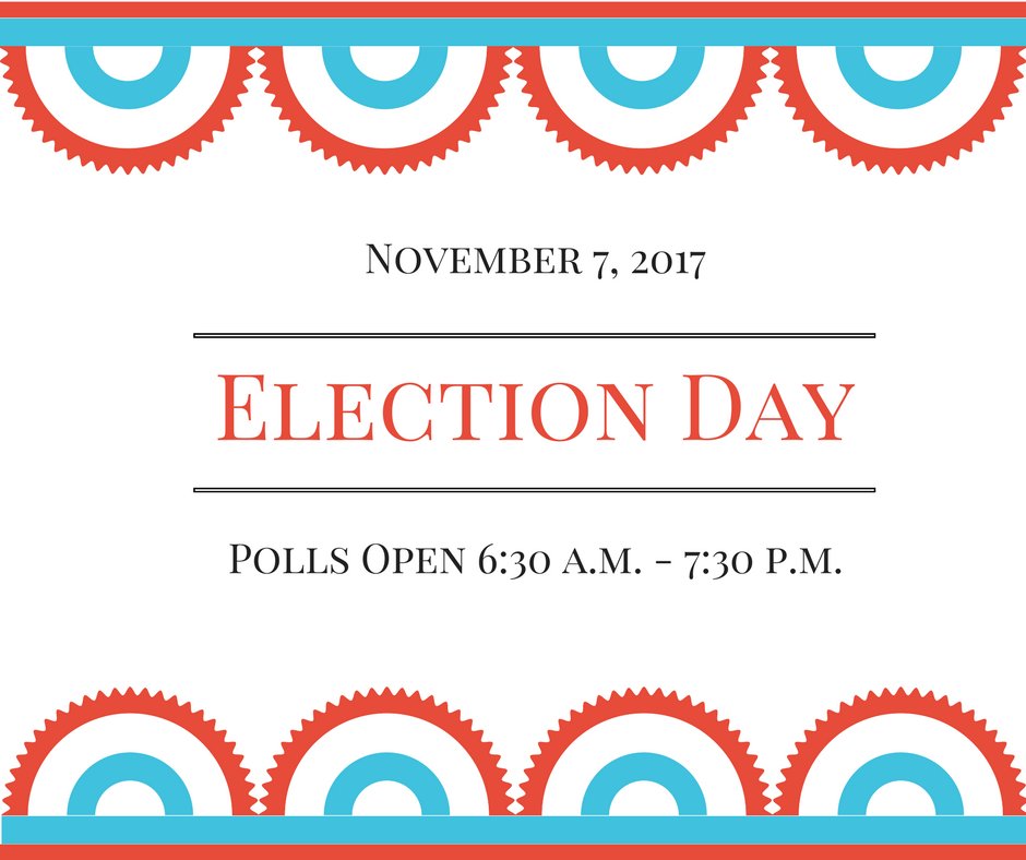 cuyahogaboe's tweet photo. Happy #ElectionDay! The polls are now open until 7:30 p.m. Remember to bring proper ID with you. Visit our website to look up your polling location &amp; view your sample ballot. #VOTE https://t.co/XDdvpG1Ef6 https://t.co/ujN2k1x25b