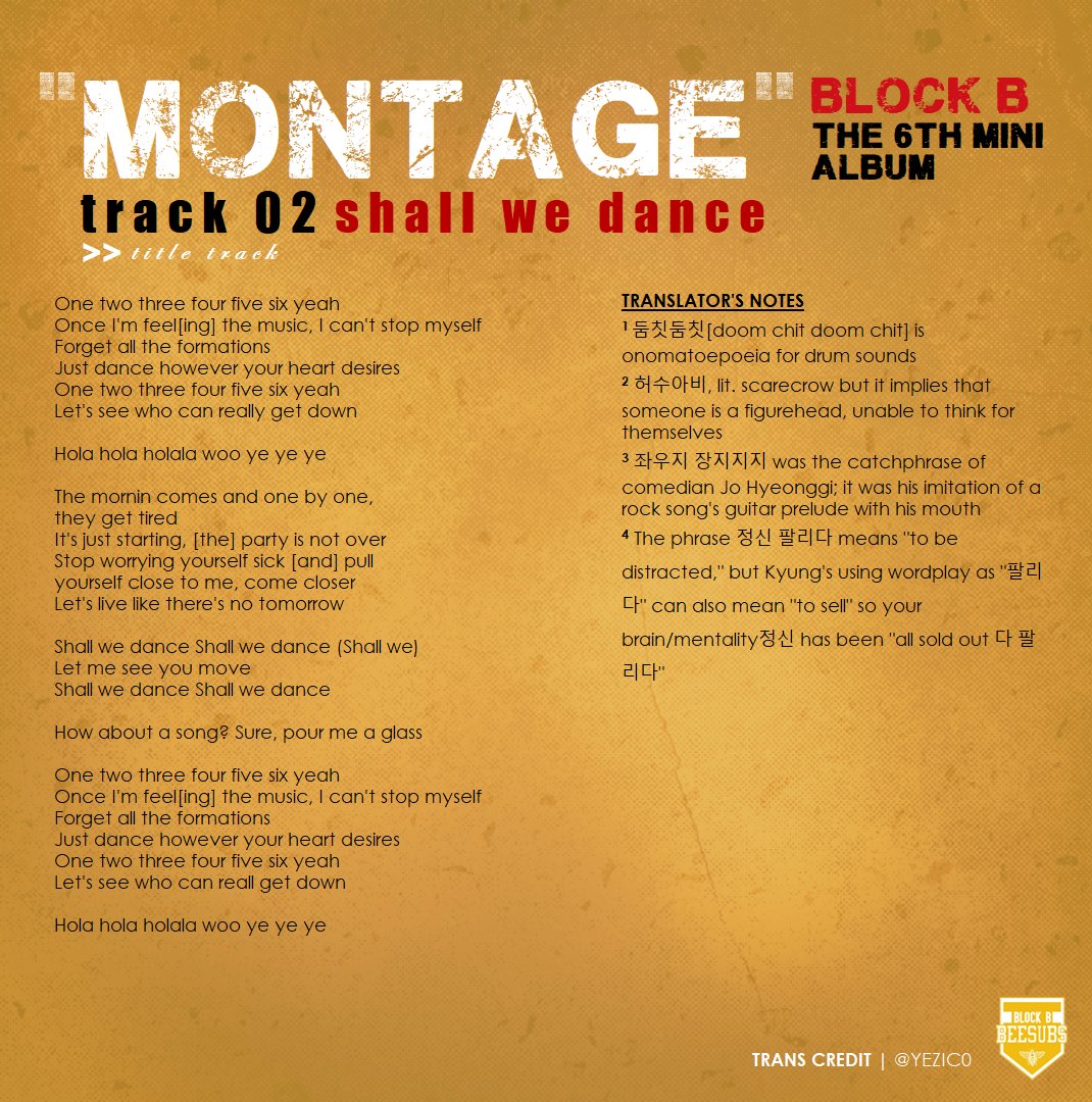 Block B Subs Lyrics 02 Shall We Dance Block B Reminds Us Once Again That They Re The Kings Of Trying New Things Pushing Boundaries W Their Music T Co 2iuvognzce