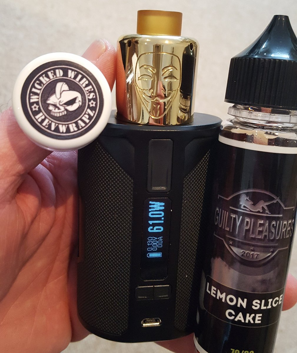 Bringing out the big guns.
30mm Mask Rda <a href="/timesvape/">Timesvape</a> 
Framed Staple coils <a href="/RWrapz/">Rev Wrapz</a> 
<a href="/VapeLabUK/">VAPELAB UK</a> Lemon slice cake
<a href="/sbodytech/">S-Body Tech</a> C3D1