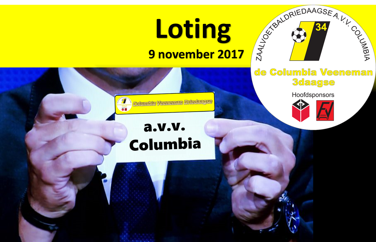 avvColumbia's tweet photo. Loting Columbia Veeneman Zaalvoetbaldriedaagse https://t.co/KrnjGM45jA Via https://t.co/8qTUJG6PIY #avvColumbia https://t.co/sYx8uRTbiP