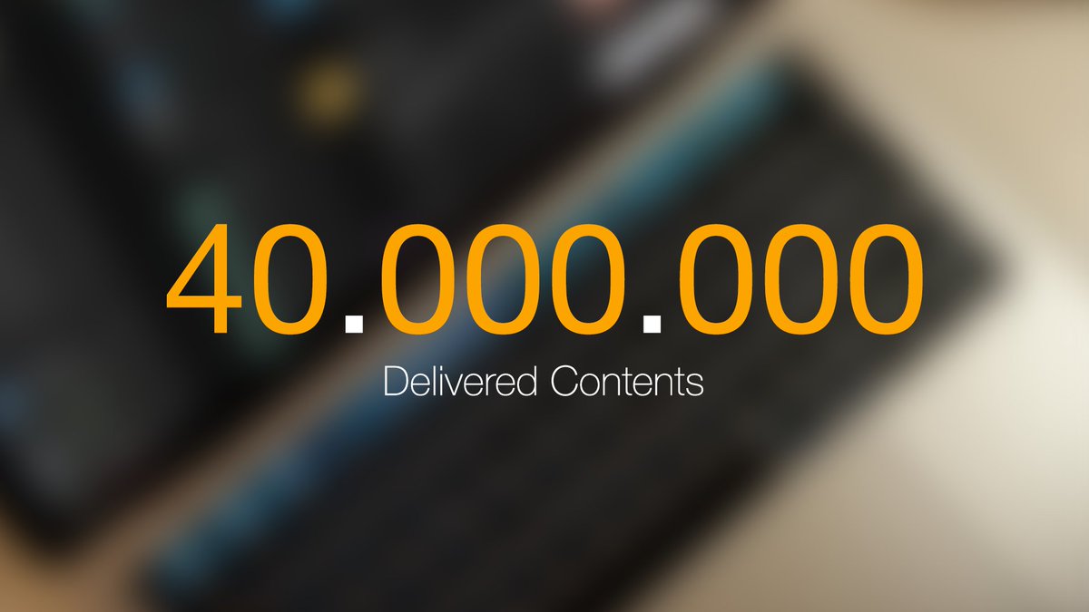 flashbeingcom's tweet photo. Today we've reached another huge milestone: more than 40 million contents have been delivered by FlashBeing. Thanks to everyone. 👏 :D https://t.co/L8sIhyadN5
