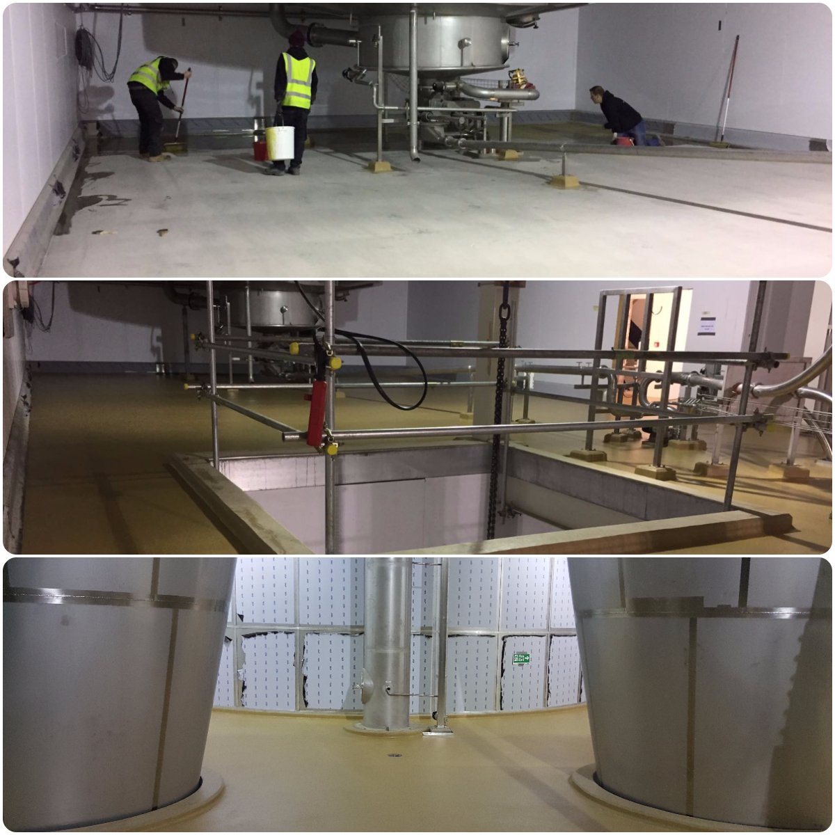 milestonefloors's tweet photo. #TransformationTuesday From When We Undertook A Job In A Dairy Laying 1700m2 of @FlowcreteUK Flowfast Quartz. Visit our website to see more. https://t.co/RnzcqzLLG5