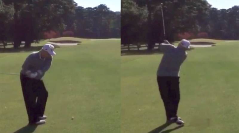 GOLF_com's tweet photo. Could this swing post a 68? What do you think?
 https://t.co/g6vWrxEPLe https://t.co/IDLXZAjAge