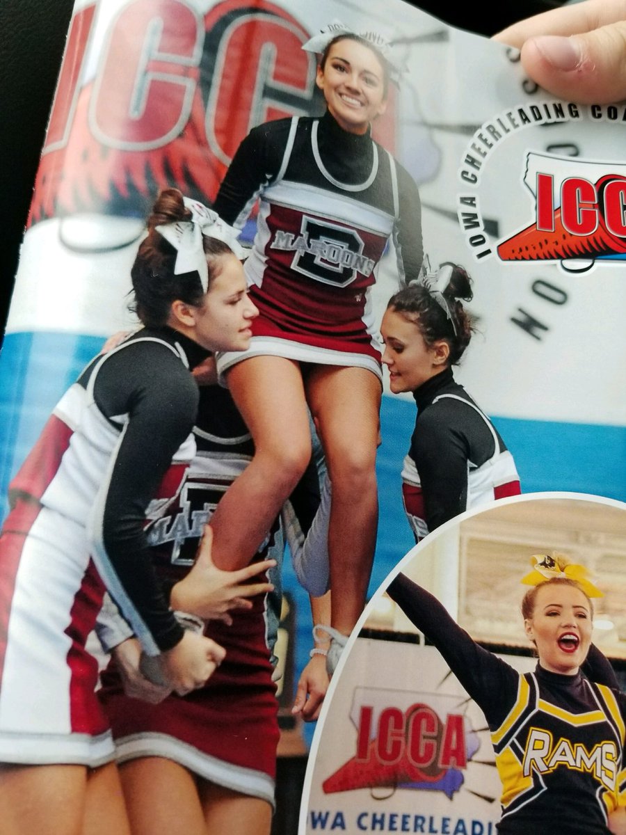coachlaughrun's tweet photo. Hey all- even though we didn’t compete this year, look@who was on the cover of the Cheer State Championship Program! https://t.co/5V62rMKa8v