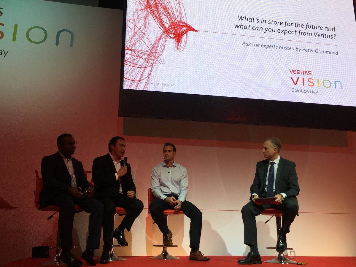 VeritasTechEMEA's tweet photo. What’s in store for the future?

#SoftwareDefinedStorage
Parallel streaming
Partnerships
Improved #MachineLearning &amp; #AI

#VtasVision https://t.co/mu4ip7YUNw