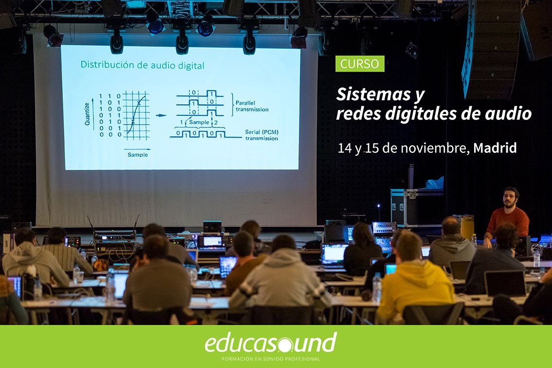 _educasound's tweet photo. ¡Próxima semana ya! Curso de Redes digitales en Madrid (14 y 15 de noviembre). Info e inscripciones: https://t.co/sPdBmshsOW … https://t.co/hVUQ7Ea1gJ