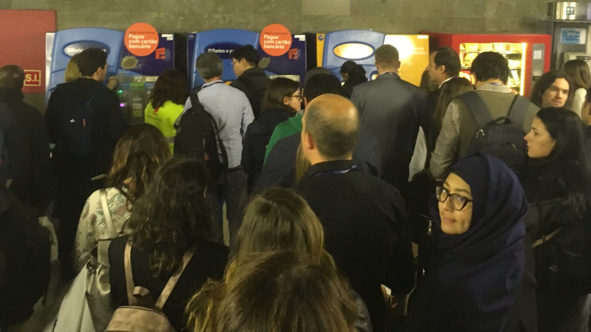 LGomezcala's tweet photo. Queues at the metro ticket machines are madness. @easywavesol can make them a thing of the pass. Reach out to know more #websummit https://t.co/aOE7mTHpED