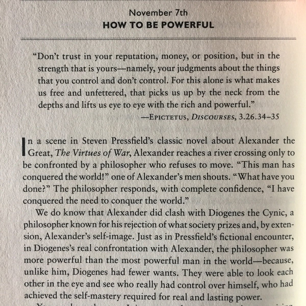 KrewellaJahan's tweet photo. today.  @ryanholiday https://t.co/edi3Qv5BpF