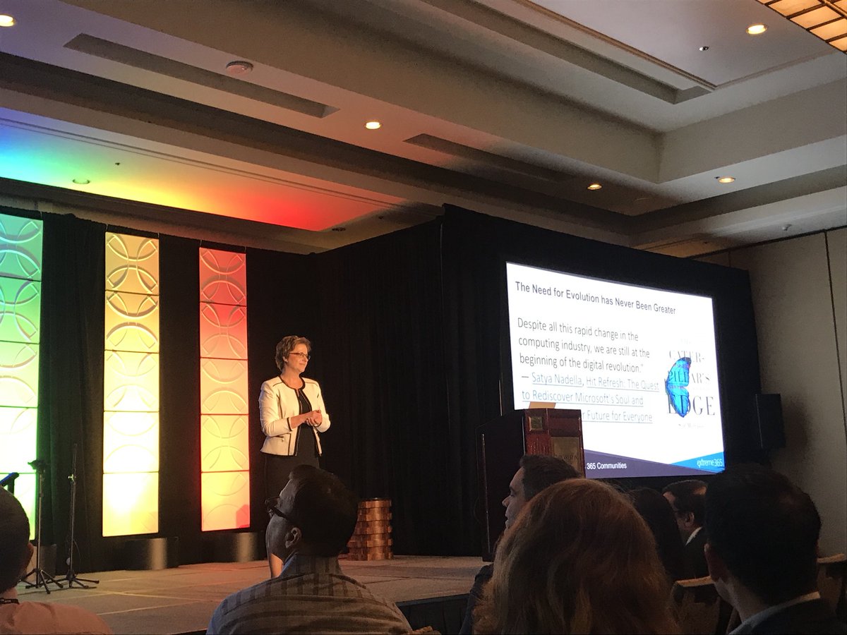 BrendaSomich's tweet photo. The need for evolution has never been greater. @ChristySpokely teeing up today’s program at #extreme365 https://t.co/Y5xeBV3Lm6