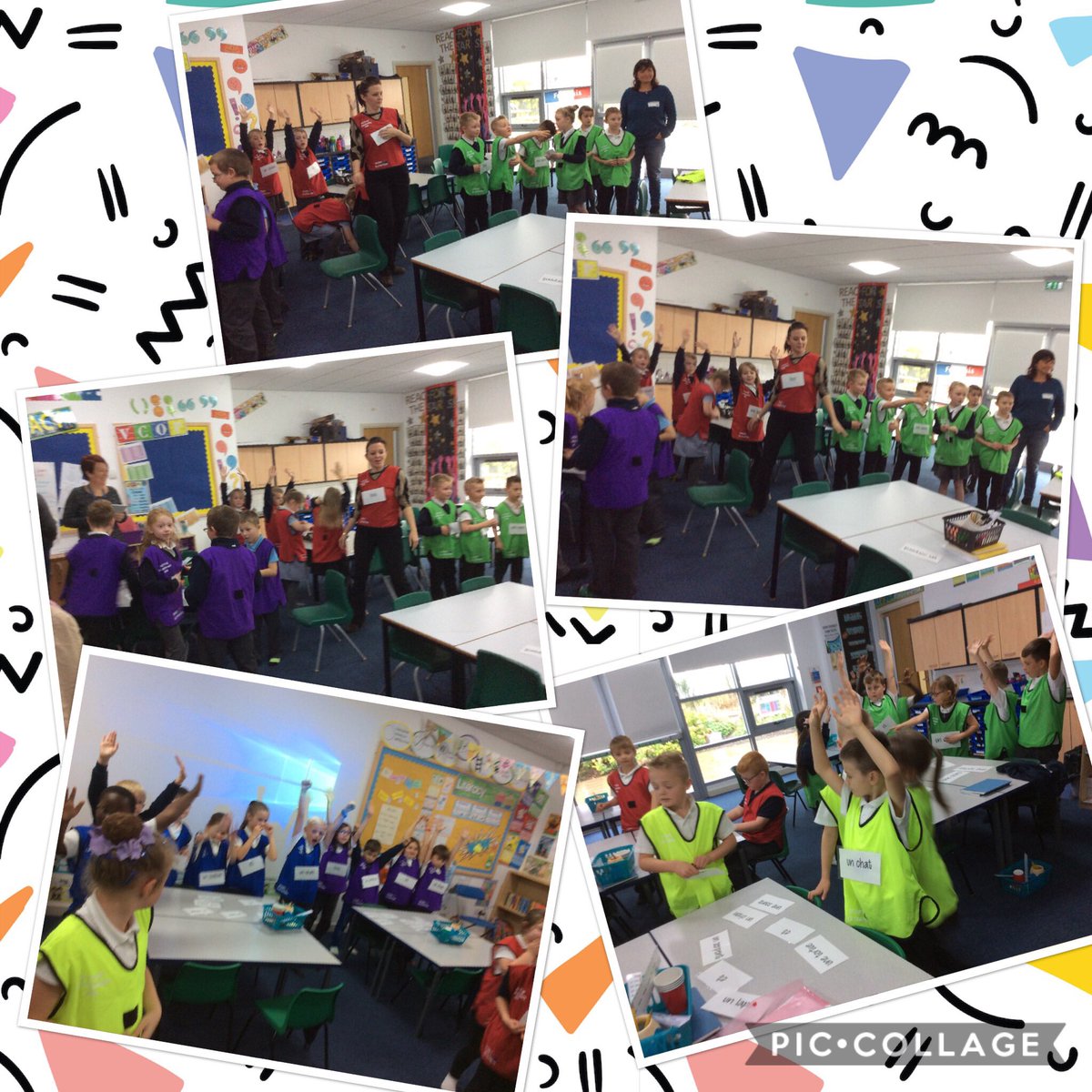 VB_PrimaryLang's tweet photo. We played #humansentences in Y3 @WCPS_RSDC Could have heard a pin drop when they wrote their own! #absorbed #focused#WCPSedu ❤️🇫🇷 https://t.co/kHK3woJffO