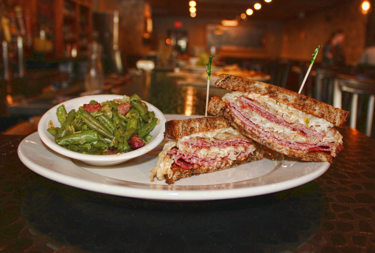 TheHutMHK's tweet photo. You've had a Reuben before, but never like this! Featured on our NEW lunch menu available M-F: https://t.co/xjViMKTa2q @DowntownMHK https://t.co/Zjwsjzcdcr