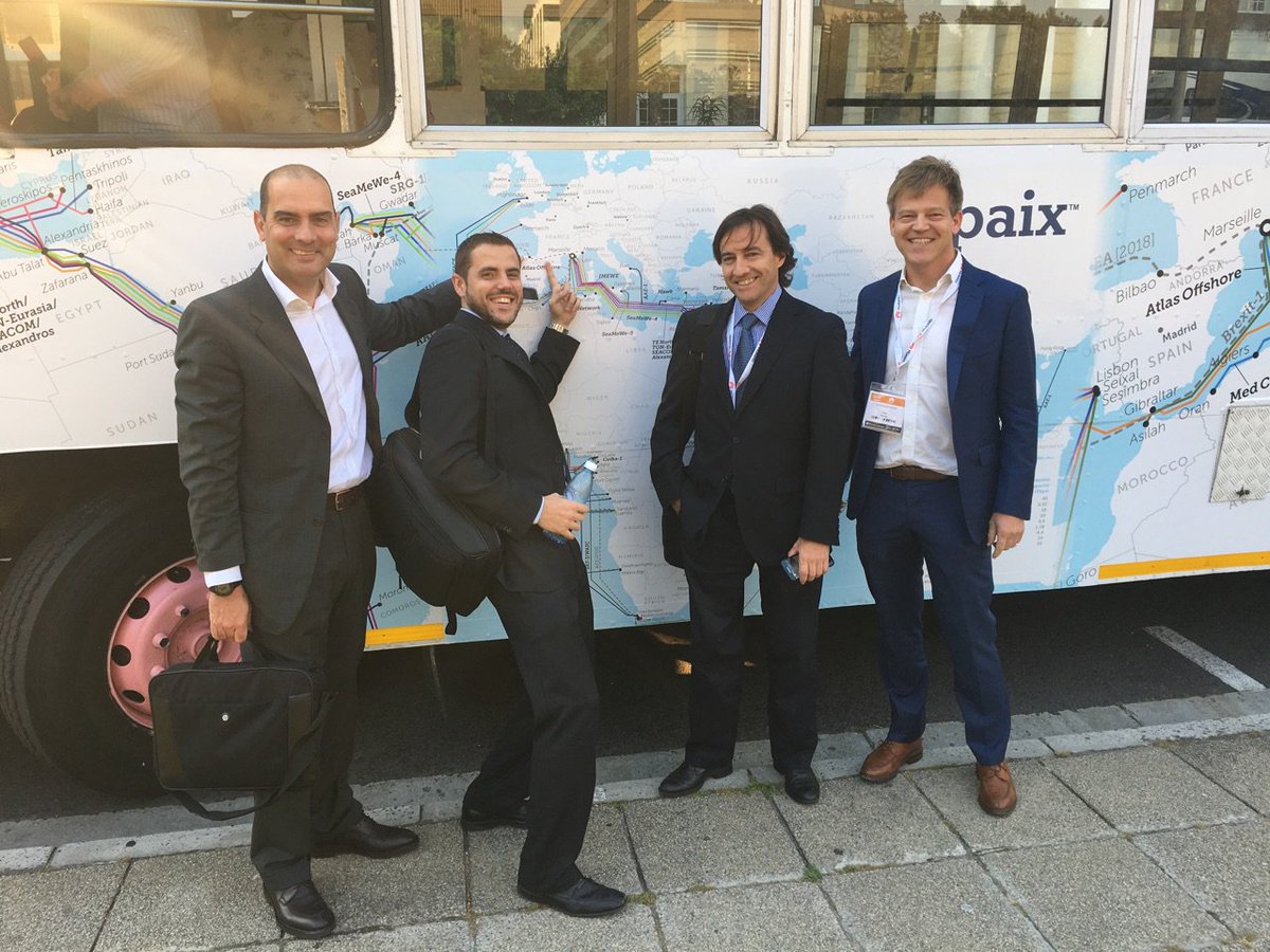 paixio's tweet photo. @Telxius' Carlos Casado Gallardo https://t.co/P659gi9Fpa and David Simarro Barcelo https://t.co/A7QwuvjPgd Welcome to #CapeTown and soon to #Marseille @interxion! #paix #paixgroup https://t.co/jVhhi7ft0i