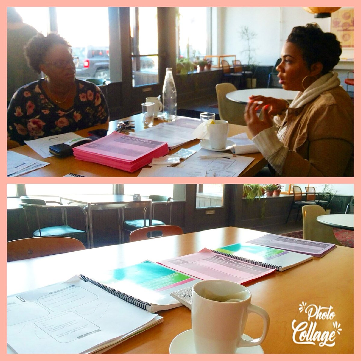 DetroitYDRC's tweet photo. Coffee & Coaching with #Detroit Youth Work Professionals #YPQA #YPQI #SelfAssessment #YouthDevelopment #YouthProgramQuality #QualityCoaching https://t.co/8X78pnW2EM