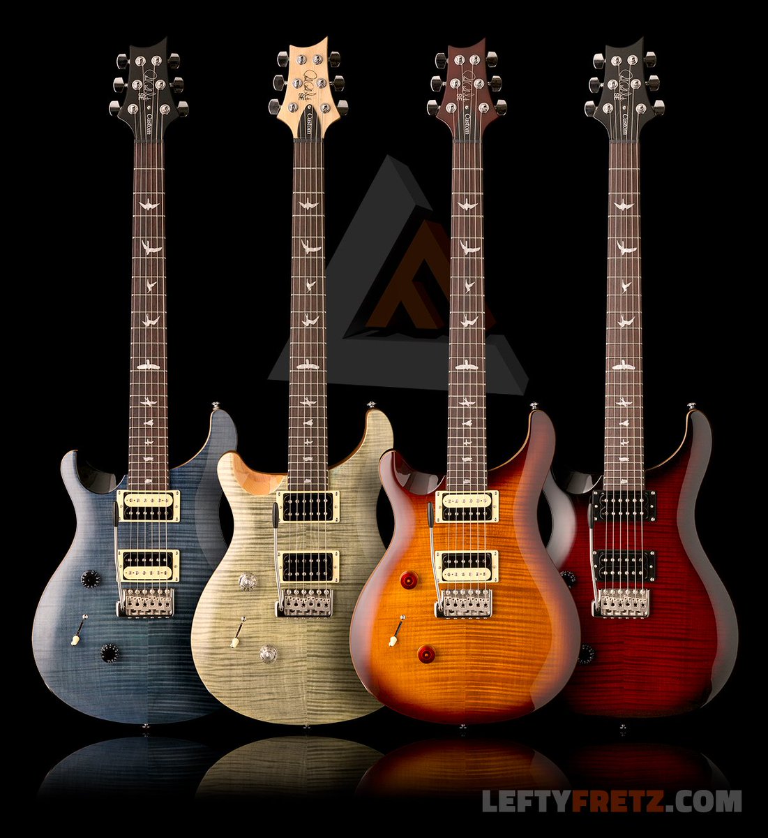 Huge News! PRS are bringing out left handed SE Custom 24s! Find out more at leftyfretz.com/left-handed-pr… Which color will you pick?