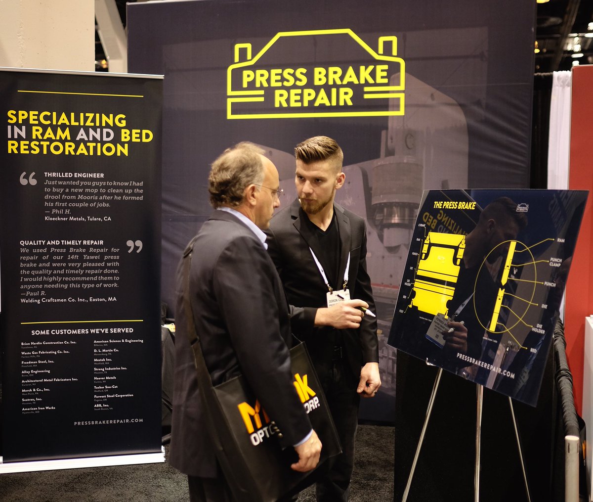 prssbrkrepair's tweet photo. Making mutually beneficial connections at #FABTECH2017 is our favorite way to evolve our business. #FABevolution https://t.co/7C63jyV0D1