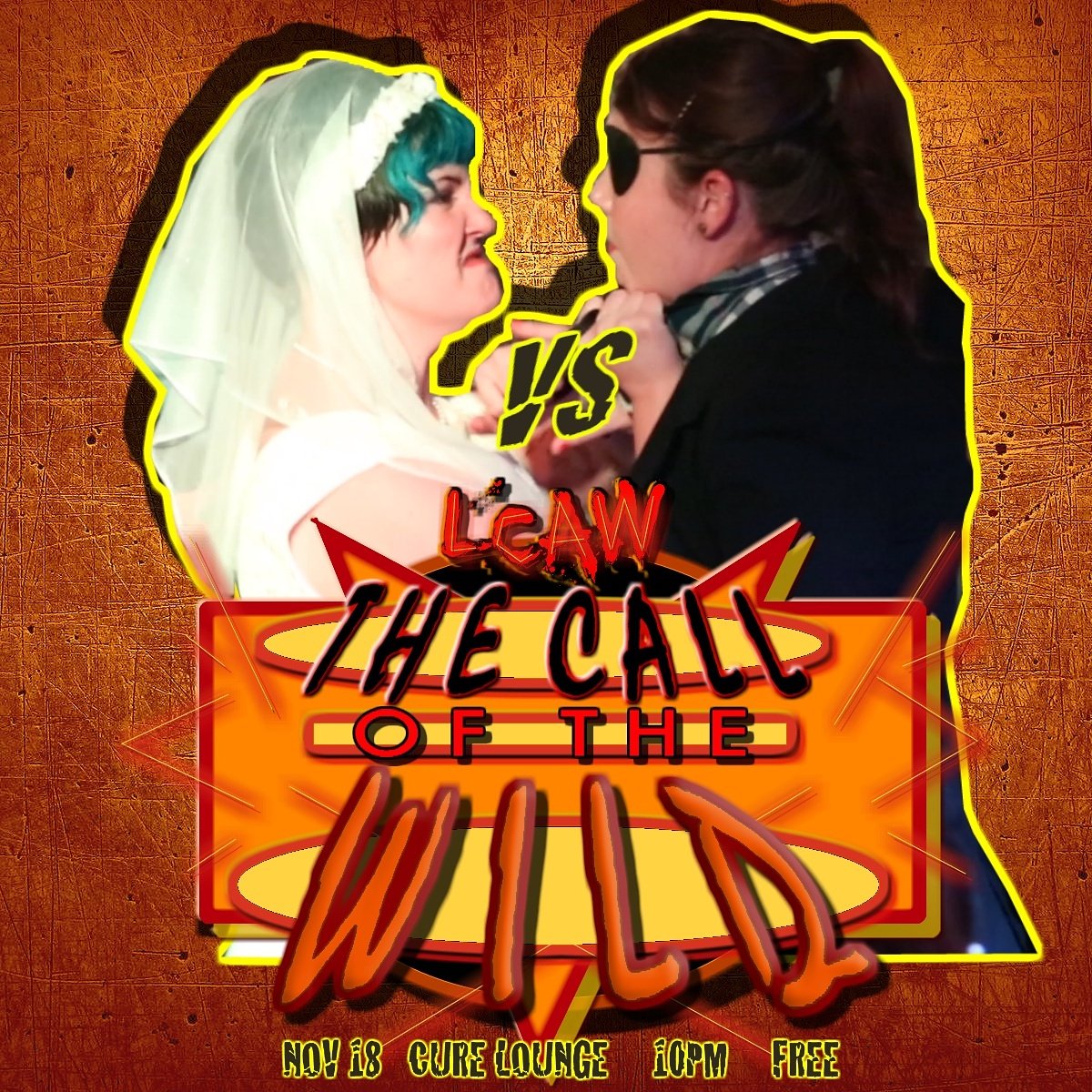A much-anticpated grudge match between two former lovers and partners is our final match announcement: LACEY TRUCK VS. JANE SAW on SAT 11/18