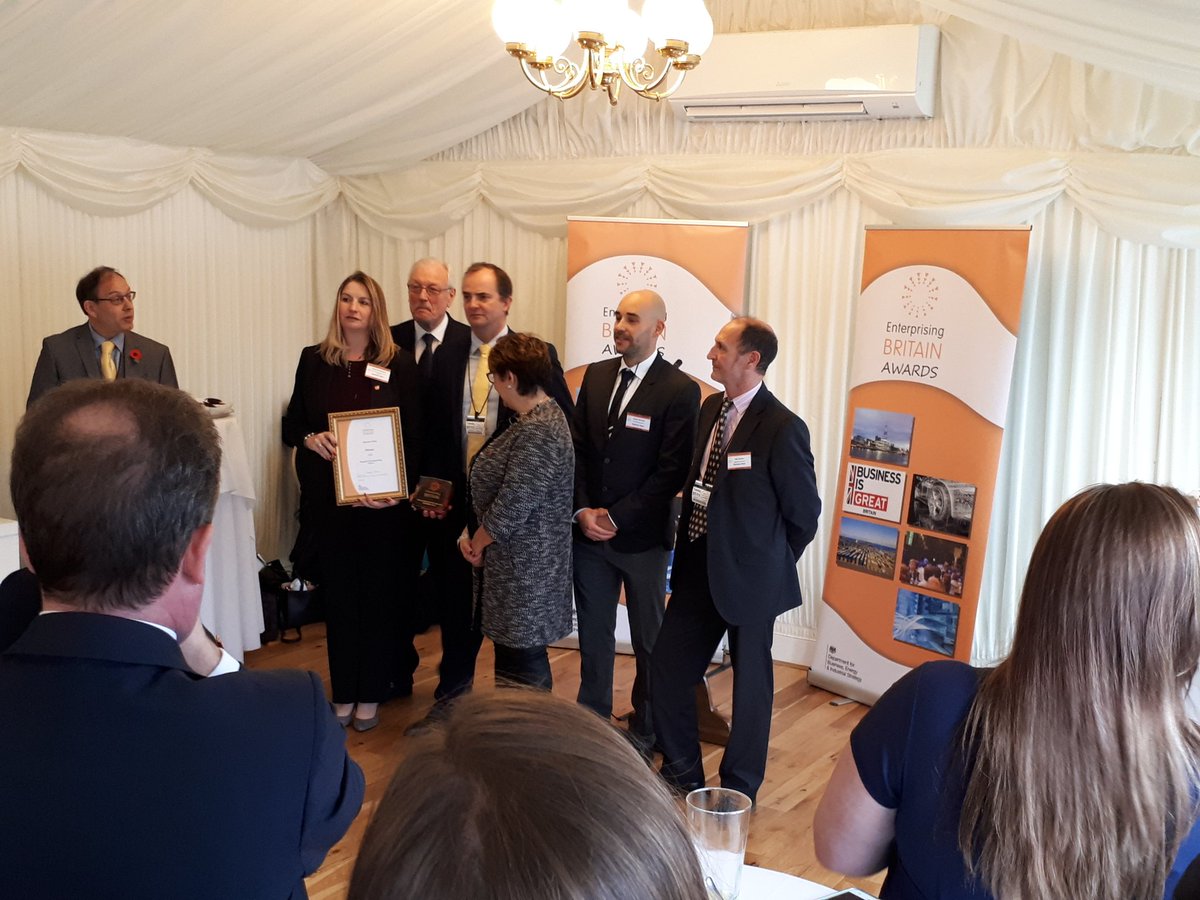 Congrats to the guys <a href="/bw_businesswest/">Business West</a> for winning the International Trade Award <a href="/EntBritAwards/">EB Awards</a> great to meet you!