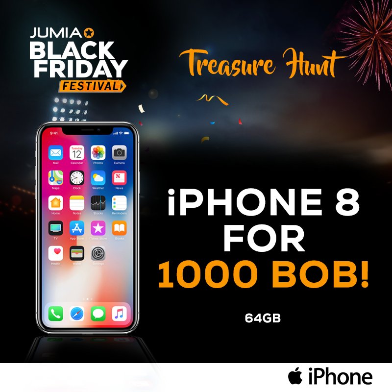 JumiaKenya's tweet photo. Did you guess it right? Yes, we are giving you #iPhoneYaThao next week on #JumiaBlackFridayKe 
https://t.co/j0CSdKzAyM
RT if you will get it https://t.co/o85IFzIozE
