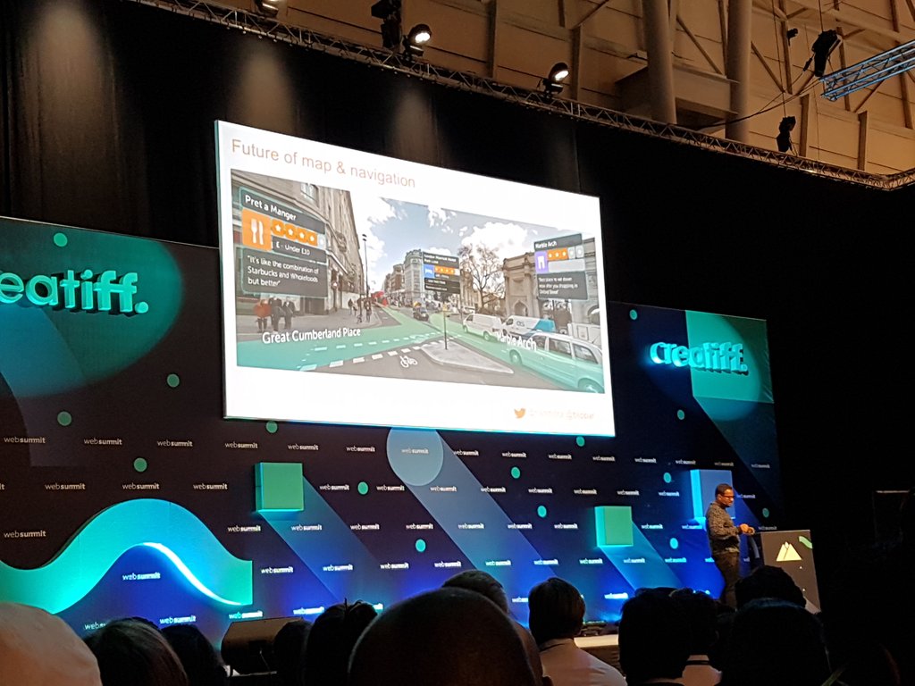 CavinatoGiulia's tweet photo. #WebSummit2017 #AR and city https://t.co/Ysdv7LJjvc