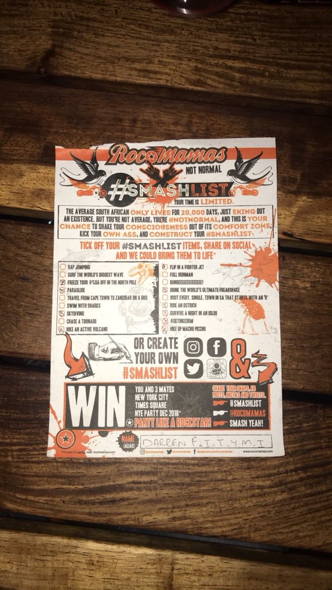 #smashlist <a href="/rocomamas/">RocoMamas®</a> smash yeah!
