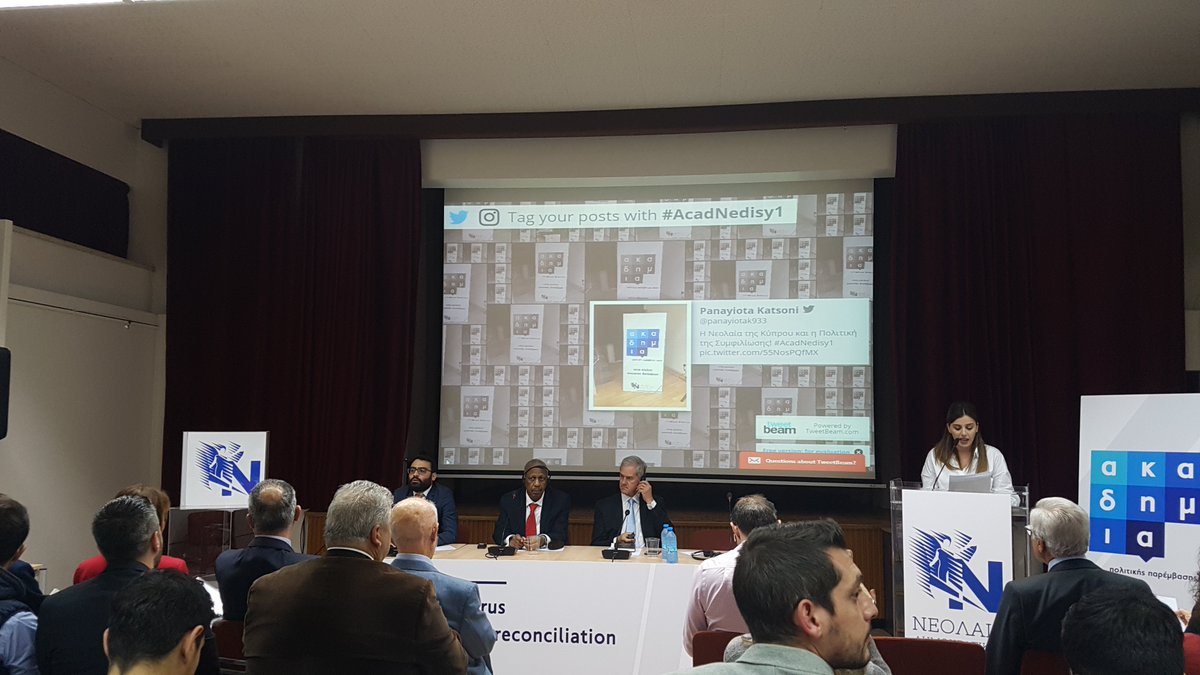 loizides91's tweet photo. 1η Πολιτική Ακαδημία ΝΕ.ΔΗ.ΣΥ
Η Νεολαία της Κύπρου και η Πολιτική της Συμφιλίωσης #AcadNedisy1 https://t.co/MLzU9Rrrqf