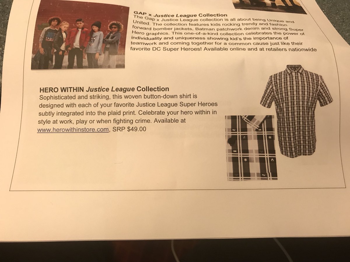 thegeekofsteel's tweet photo. I went to the #JusticeLeague Experience in London today and received a merchandise catalogue.
@HeroWithinInc/@Crazy4ComicCon , check this! https://t.co/YW0ZZfSwR7