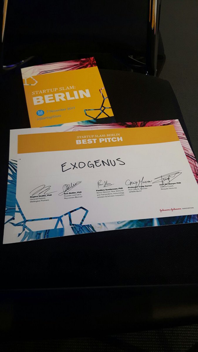 And we won! #startups #BioEurope