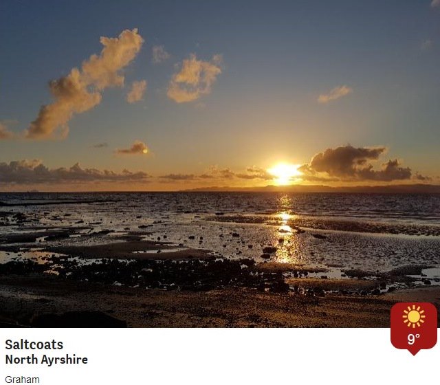 BBCScotWeather's tweet photo. A colourful #sunset for many of our @BBCWthrWatchers this evening! Here's a small selection of their fab pictures. Chris, https://t.co/3oGbgTcEvK