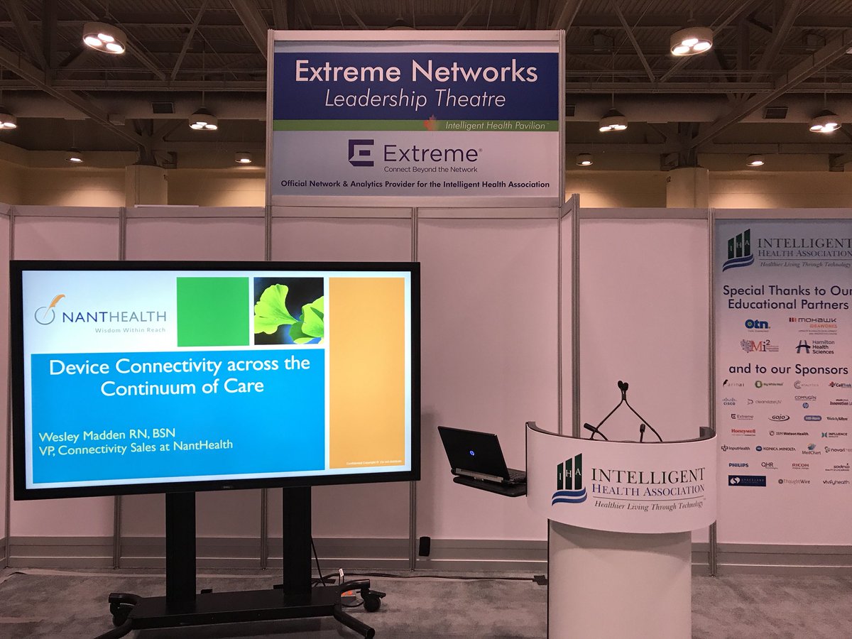 Excitement is building to see <a href="/NantHealth/">NantHealth</a> ‘s <a href="/maddenfm/">Wes Madden</a> present at #HealthAchieve2017 <a href="/ihassociation/">Intelligent Health</a> IHP!