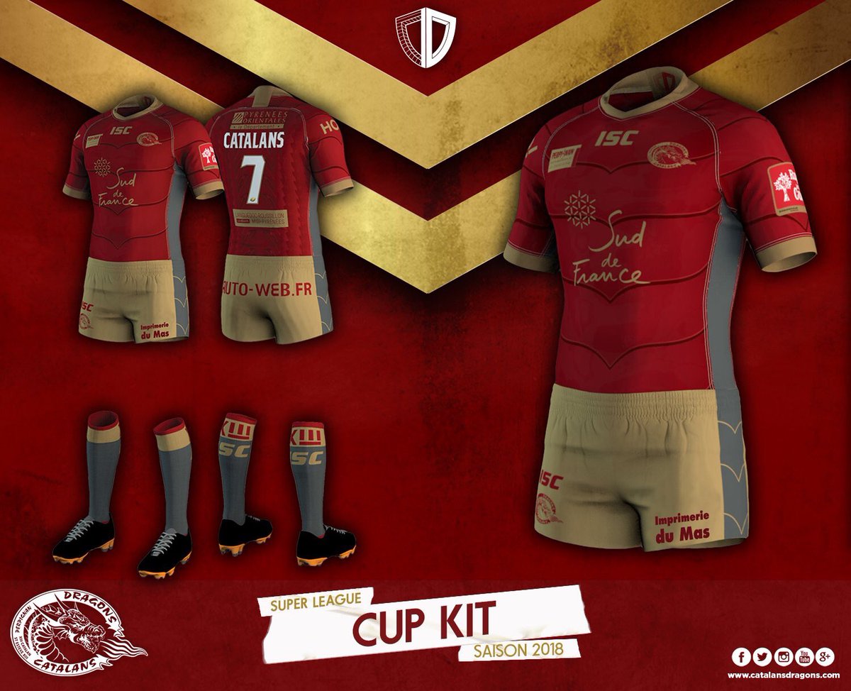 loverugbyleague's tweet photo. CATALANS NEW KITS

🐉 | Catalans Dragons have released their new kits for the 2018 season. #RugbyLeague

🔁 Love them
❤️ Hate them https://t.co/LBk4Ca0eFt