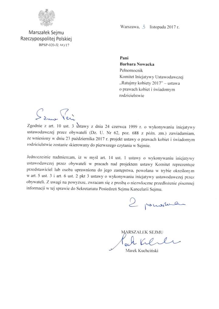 Mamy b. dobrą wiadomość! Wkrótce w Sejmie I czytanie projektu ustawy o prawach kobiet i świadomym rodzicielstwie: ratujmykobiety.org.pl/projekt-znosza…